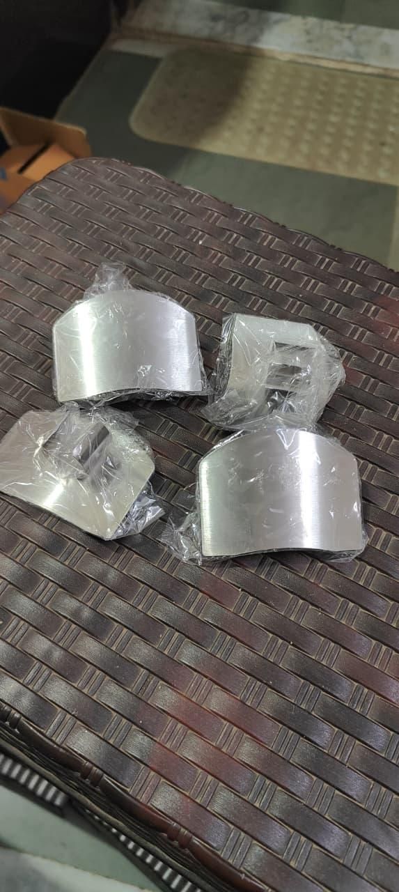 Stainless Steel Finger Protector Hand Guard (Pack of 4)